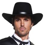 Vilde Vesten cowboyhat Sort