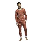 Punainen Joulupyjama Miesten