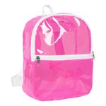 Rygsæk Transparent Neonpink