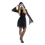 Scream Ghost Face Pearl Kjole Kostume