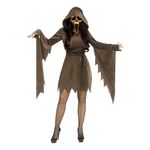 Scream Ghost Face Shimmer Kjole Kostume