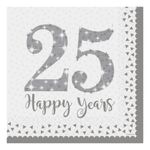 Servietter 25 Happy Years