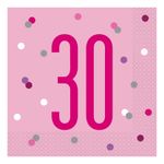 Servietter 30 Lyserød