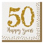 Servietter 50 Happy Years