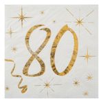 Servietter 80 Guld