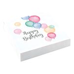 Servietter Balloner Happy Birthday Pastel