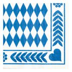 Servietter Blå Bayersk