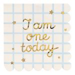 Servietter I Am One Today