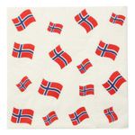 Servietter Norske Flag