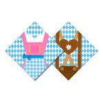 Servietter Oktoberfesten Lederhosen
