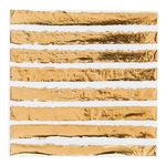 Servietter Stribede Guld Metallic