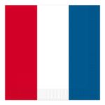 Servietter Røde/Hvide/Blå