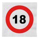 Servietter Trafikskilt 18