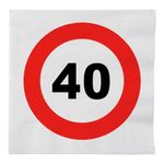 Servetit Liikennemerkki 40