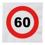 Servietter Trafikskilt 60