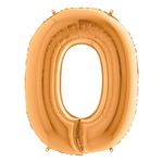 Talballon Guld Metallic