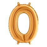 Talballon Mini Guld