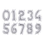 Numeroilmapallot Mini Hopea Metallic