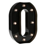 Tal Sort med LED-Belysning