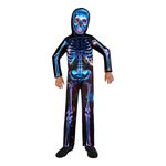 Skelet Neon Børnekostume