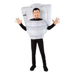 Skibidi Toilet Man Børnekostume Oppustelig Kostume