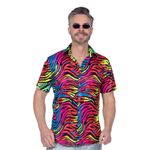 Skjorte Zebra Neon Herre