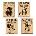 Skilte Wanted Pirattema