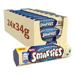 Smarties White Chocolate Tube Suurpakkaus