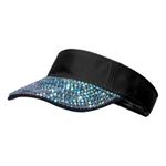 Solskærm med Strass Sort