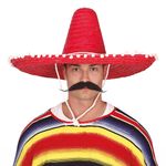 Sombrero Stor Rød