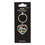 Souvenir Nøglering Sweden City