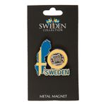Souvenir Sweden Kort Magnet