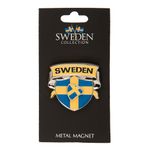 Souvenir Sweden Skjold Magnet