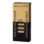 ST Power Alkaline AAA-batterier
