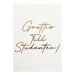 Stort Kort Tillykke Med Studenterhuen
