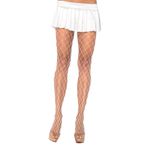 Strømpebukser Fiskenet Hvide Deluxe
