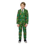 Suitmeister Boys Christmas Green Tree Light Up Jakkesæt