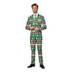 Suitmeister Christmas Green Nordic Jakkesæt