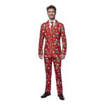 Suitmeister Christmas Trees Stars Rødt Jakkesæt