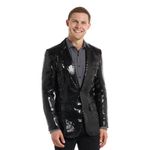 Suitmeister Pailletblazer Sort