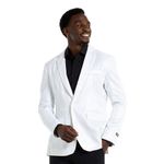 Suitmeister Pailletblazer Hvid