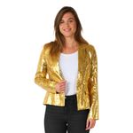 Suitmeister Pailletblazer Dame Guld