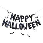 Sort Ballonguirlande Halloween