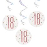 Swirls 18 Hvid/Rosaguld