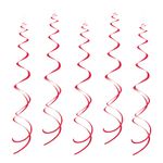 Swirls Rød Hengende Dekorasjon
