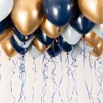 Loftsballoner Blå/Guld