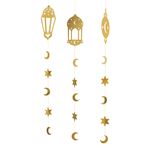 Loftdekorationer Eid Mubarak Guld