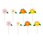 Kagedekoration Blomster