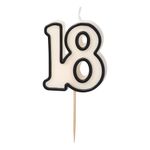 Kagelys 18 Sort/Hvid