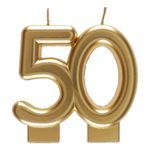 Kagelys 50 Mat Guld